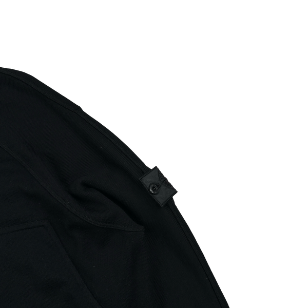 Stone Island 2022 Shadow Project Black Collared Zipped Knit Jumper - Large