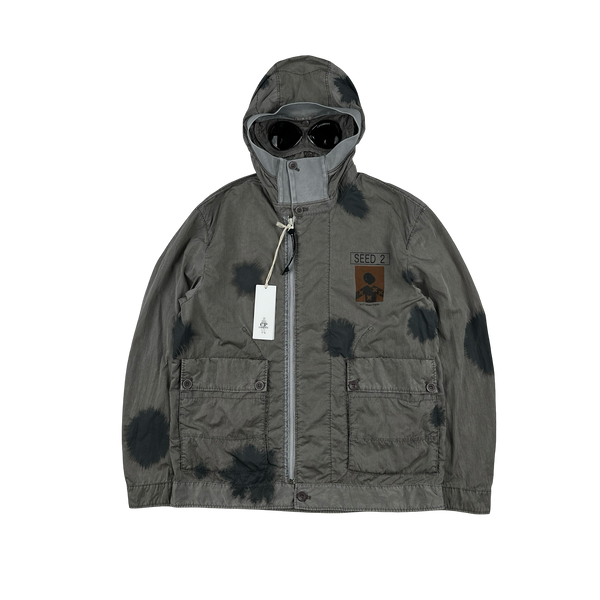 CP Company Eco Chrome-R Seed 2 Painted Goggle Jacket - Large