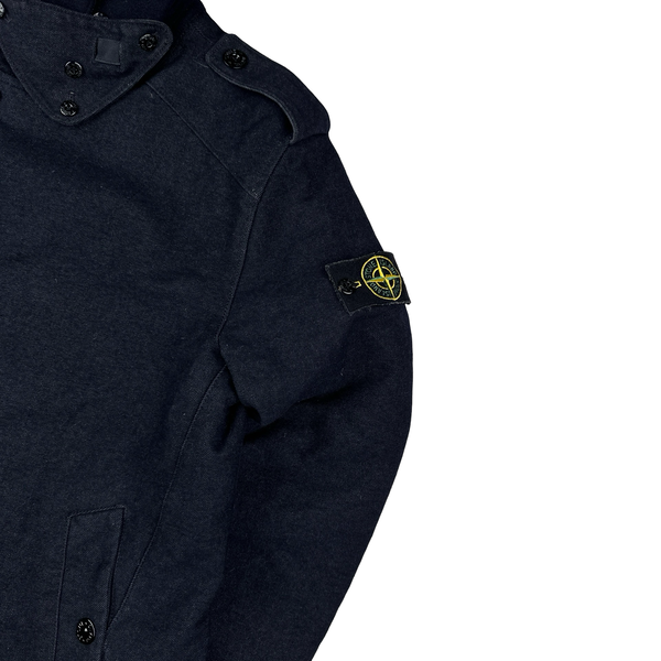 Stone Island 2014 Saia Doppia Faccia Wool Long Winter Jacket - Medium