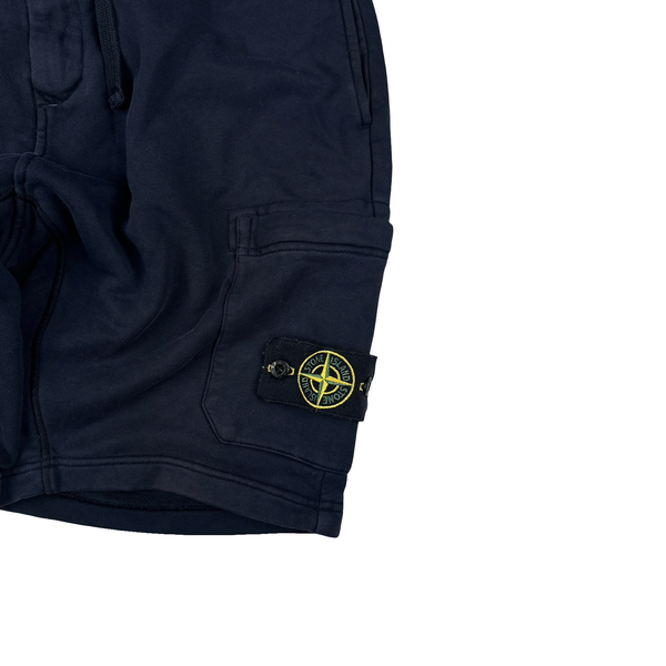 Stone Island 2020 Navy Cotton Shorts - Medium