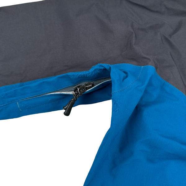 RAB Extreme Blue/Grey Event Zipped Waterproof Rain Jacket - Medium