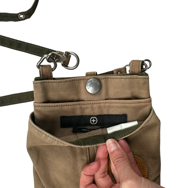 Stone Island 2005 Denims Multi Pocket Logo Side Bag