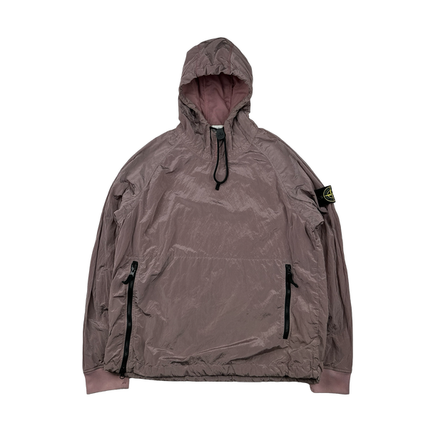 Stone Island 2018 Pink Nylon Metal Smock - Large