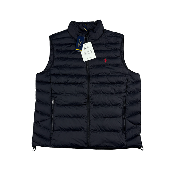 Ralph Lauren Black Down Puffer Gilet - Medium