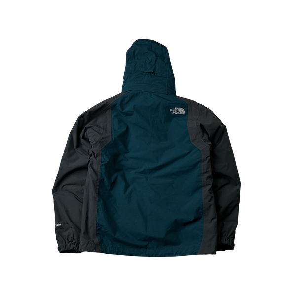 North Face 3 In 1 Sea Green Dual Layer Hyvent Jacket - Small