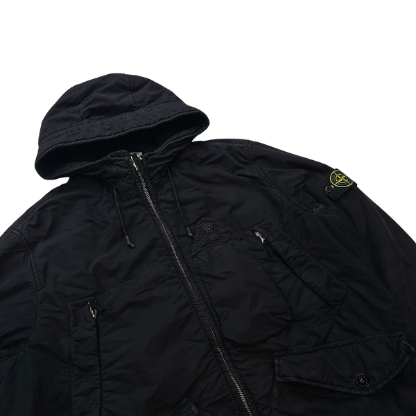 Stone Island Black David Light TC Micropile Jacket - XL