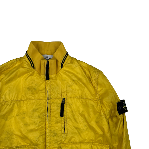 Stone Island 2013 Yellow Micro Rip Stop Tyveck Shield Jacket