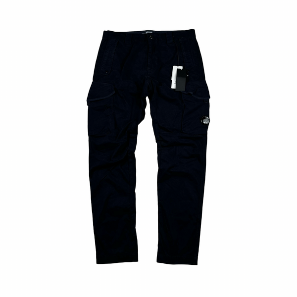 CP Company Navy Stretch Ergonomic Fit Cargo Trousers - XL