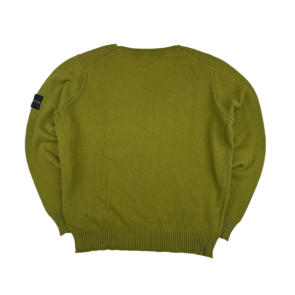 Stone Island Pine Green Fine Knit Crewneck Jumper - 3XL