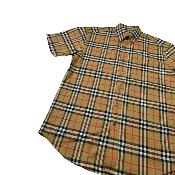 Burberry Nova Check Button Up Shirt - Medium