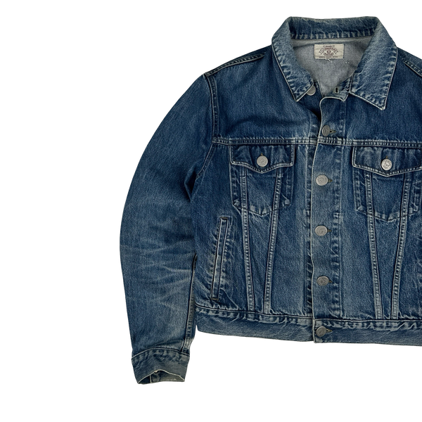 Armani Jeans 2000's Multi Pocket Denim Jacket - Medium