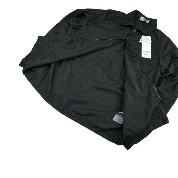 Stone Island 2022 Black Nylon Metal Overshirt - Medium