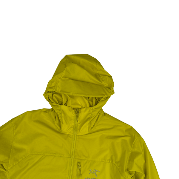 Arcteryx Yellow Squamish Hoody Lightweight Zipped Jacket - Large