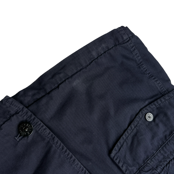 Stone Island 2012 Navy Army Tex Cotton 01 Multi Pocket Field Jacket - Medium