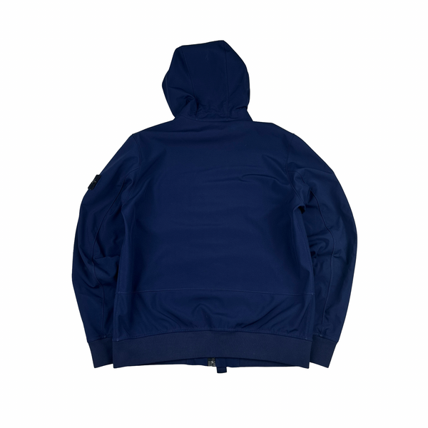 Stone Island 2018 Navy Soft Shell R Jacket - Large