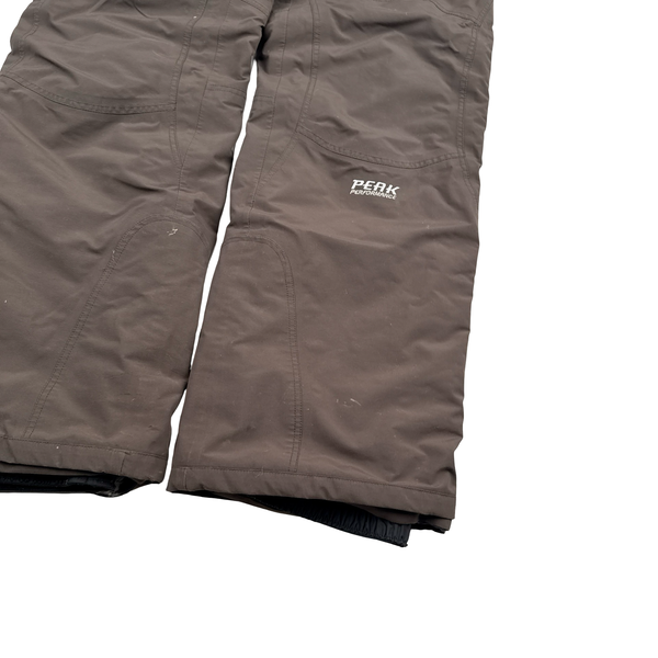 Peak Performance Brown Gore-Tex Fleece Lined Ski Trousers - Medium