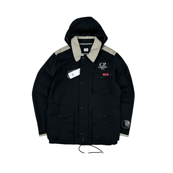 CP Company Black Ventile Goggle Jacket - Medium