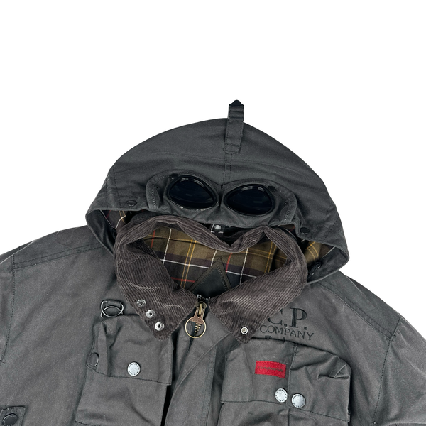 CP Company x Barbour Multi Pocket 500 Mille Waxed Jacket - Large