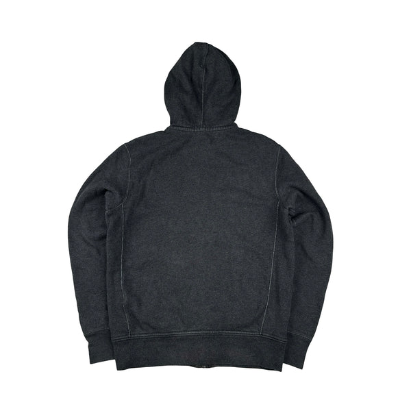 Ralph Lauren Charcoal Grey Zipped Hoodie - Small