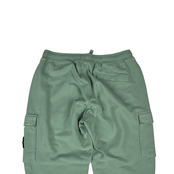 Stone Island 2022 Mint Green Cotton Cargo Joggers - XL