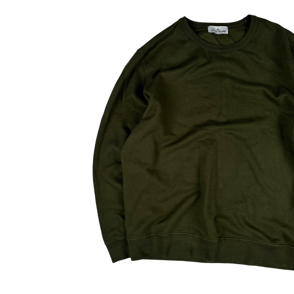 Stone Island 2023 Dark Green Crewneck Jumper - XXL