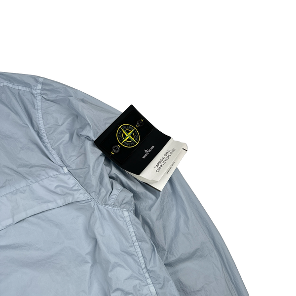 Stone Island 2024 New Season Blue Garment Dyed Crinkle Reps R-NY Jacket - XXL