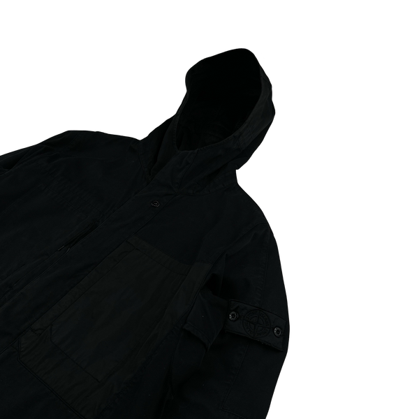 Stone Island 2015 Black Raso R 3L Shadow Project Jacket - XL