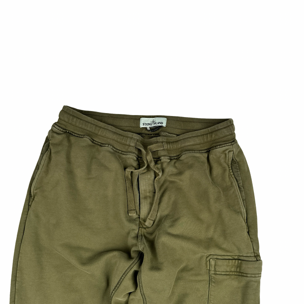 Stone Island 2021 Green Tracksuit Bottoms - Medium