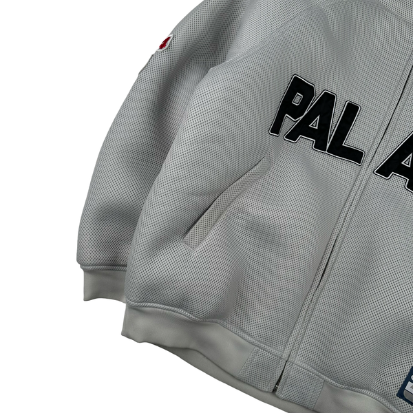 Palace Arctic Grey Mesher Fleece Jacket - Large