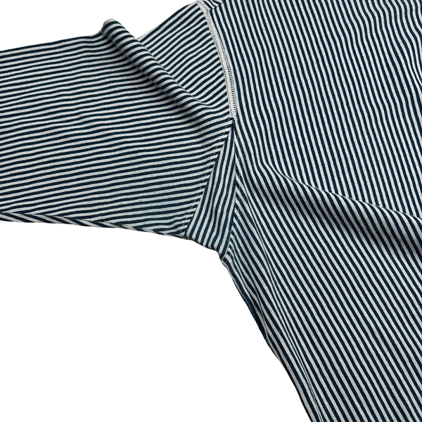 Stone Island Marina 2018 Blue Striped Longsleeve Top - 3XL