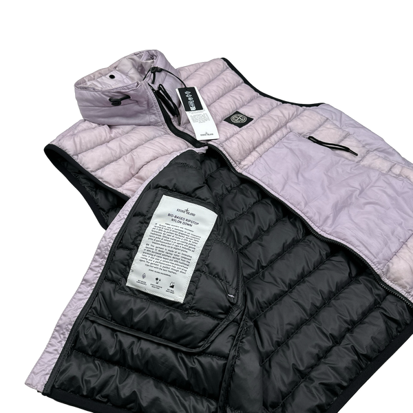 Stone Island 2022 Pink Soft Shell-R Gilet - Small