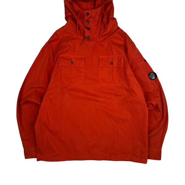 CP Company Orange Cargo pocket Pullover Cotton Smock Jacket - XL