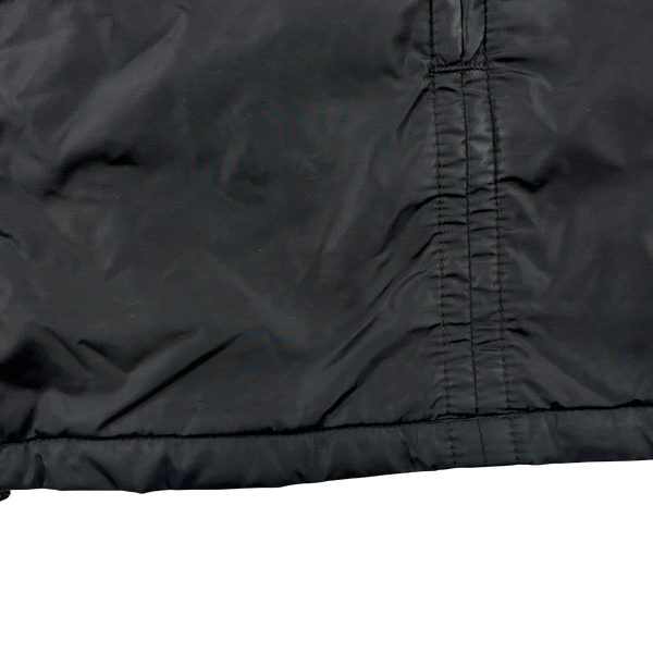 Prada Black Red Tab Packable Bag Nylon Windbreaker Jacket - Large