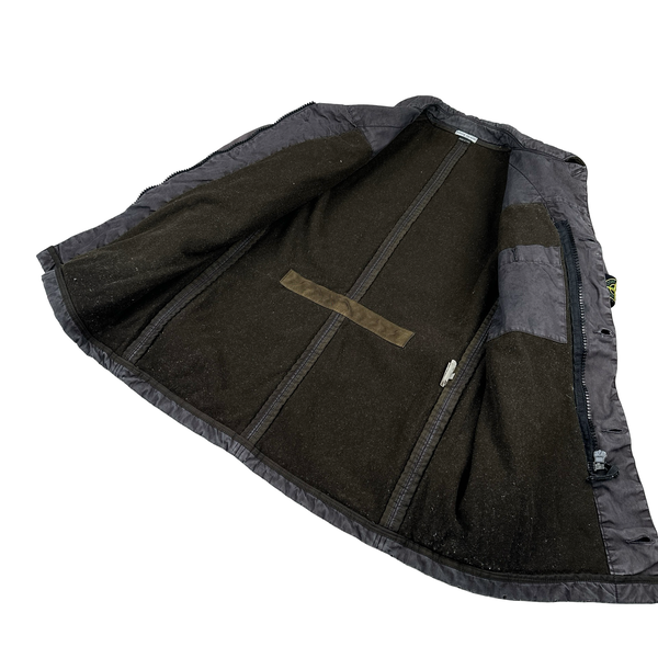 Stone Island 2006 Vintage Wool Lined Collared Jacket - Large