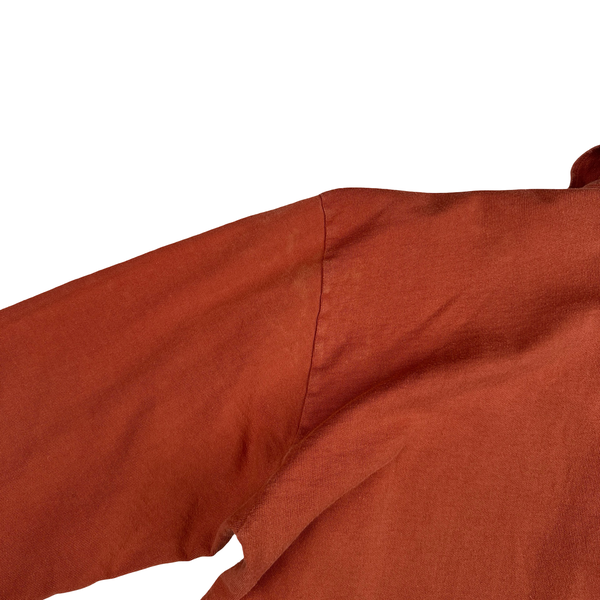 Stone Island Marina Vintage Quarter Zip Cotton Jumper - Medium