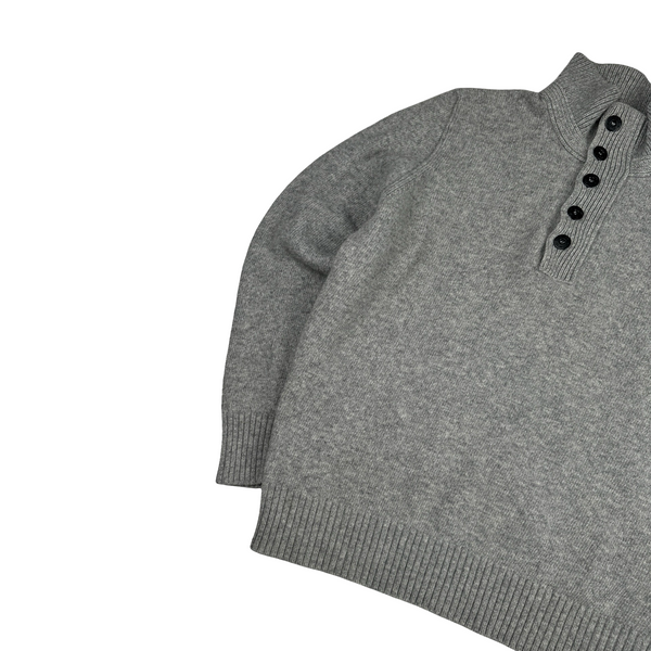 Stone Island 2012 Grey High Neck Pullover Knit - XL