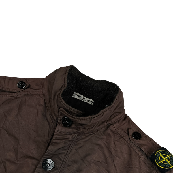 Stone Island 2008 Brown David TC Shoulder Badge Field Jacket - XL