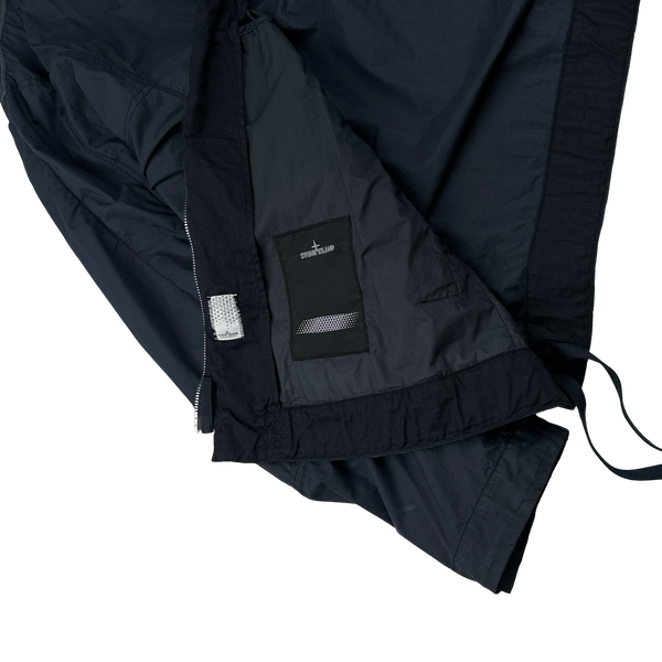 Stone Island 2022 Navy Shadow Project HD Pelleovo Cotton TC Navy Glass Jacket - Large