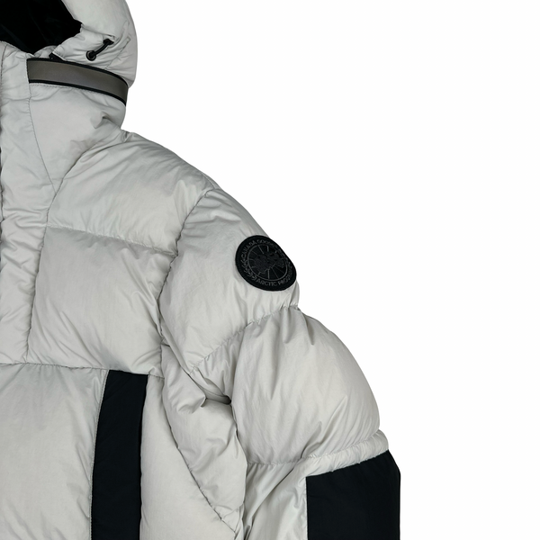 Canada Goose Frost Grey Down Osborne Black Label Jacket - XL