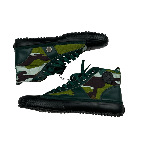 Stone Island Flowing Camo Converse Style Trainers - UK 10