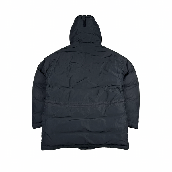 Stone Island 2020 Black Down Filled Micro Reps Jacket - XL