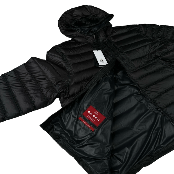 CP Company Black Down Filled DD Shell Goggle Puffer Jacket - 3XL