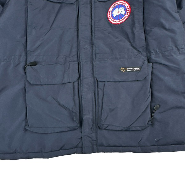 Canada Goose Navy Multi Pocket Premium Down Parka Jacket - XXL