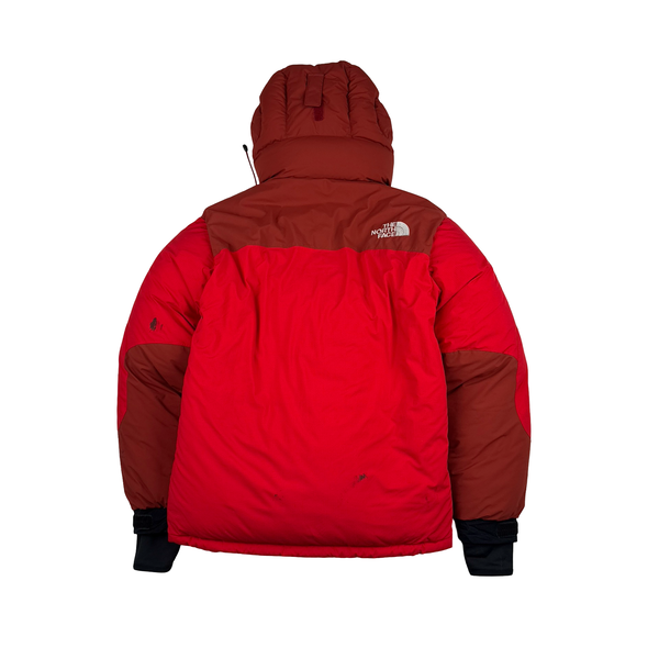 North Face Red Summit Series UIAA Hyvent Alpha Down Hooded Puffer Jacket - Medium