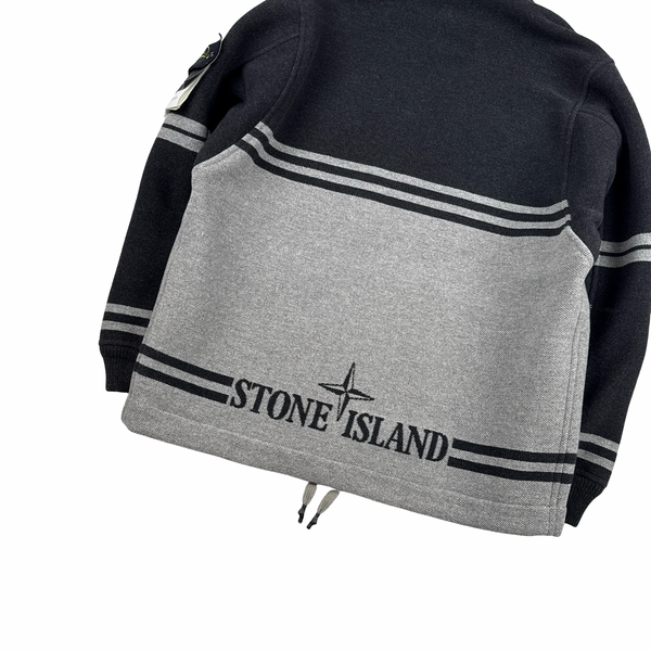 Stone Island 2019 Panno Jaquard Pullover Wool Jacket - Large