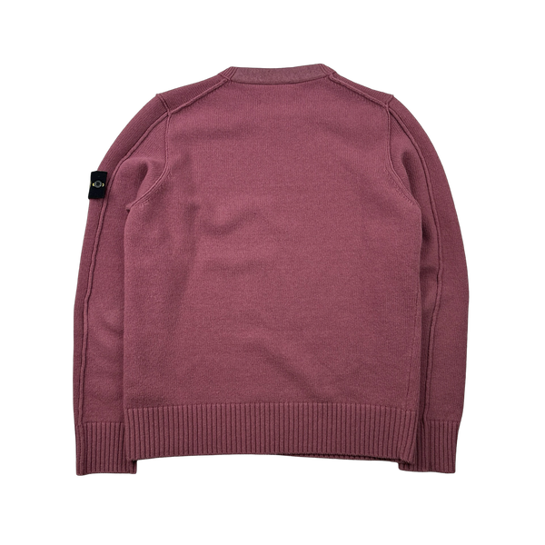 Stone Island 2014 Pink Knitted Pullover Jumper - Large