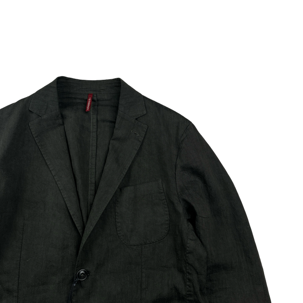 CP Company Charcoal Grey Lino Flax Vanguard Blazer - XL