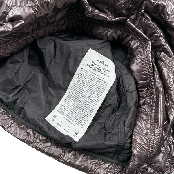 Stone Island 2018 Chocolate Brown Pertex Quantum Primaloft Smock - Medium