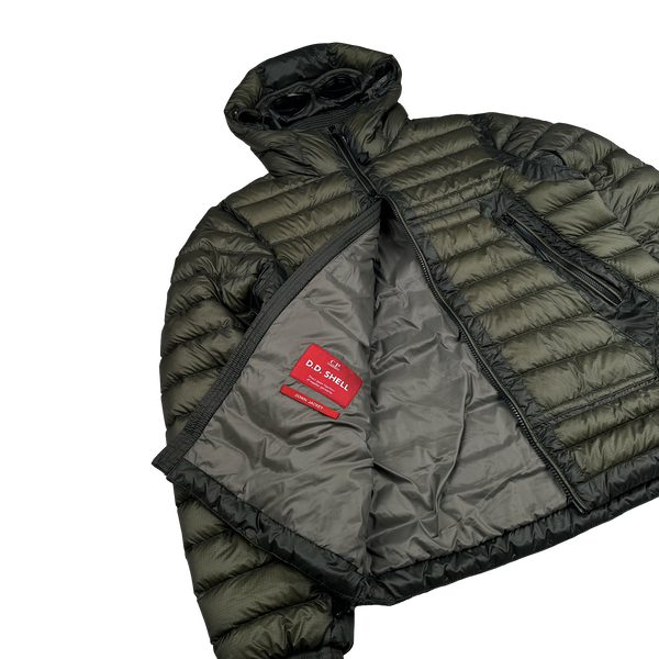 CP Company Forest Green DD Shell Goggle Jacket - Small
