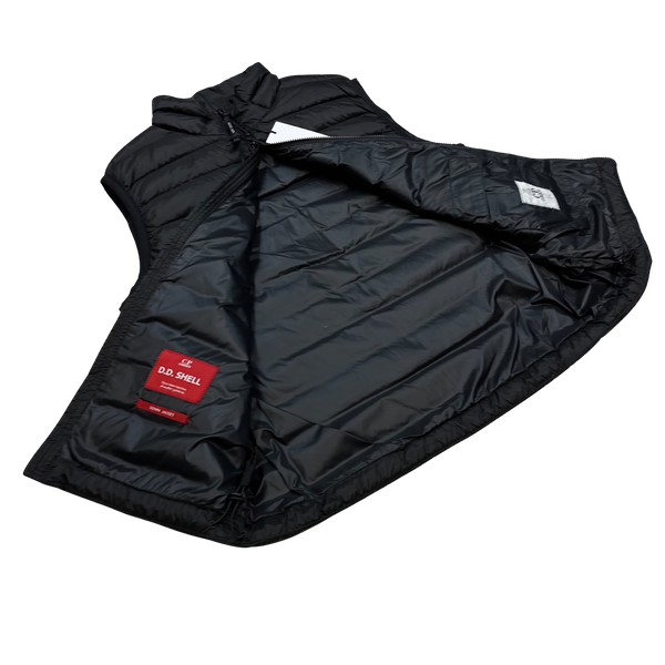 CP Company Black DD Shell Down Filled Lens Viewer Gilet - XL